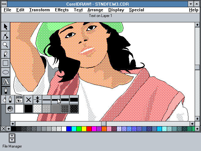 Corel Draw 3 - Edit